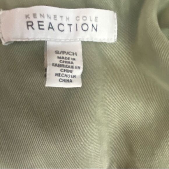 Kenneth Cole Reaction Olive Green Drape Vest - Picture 10 of 13